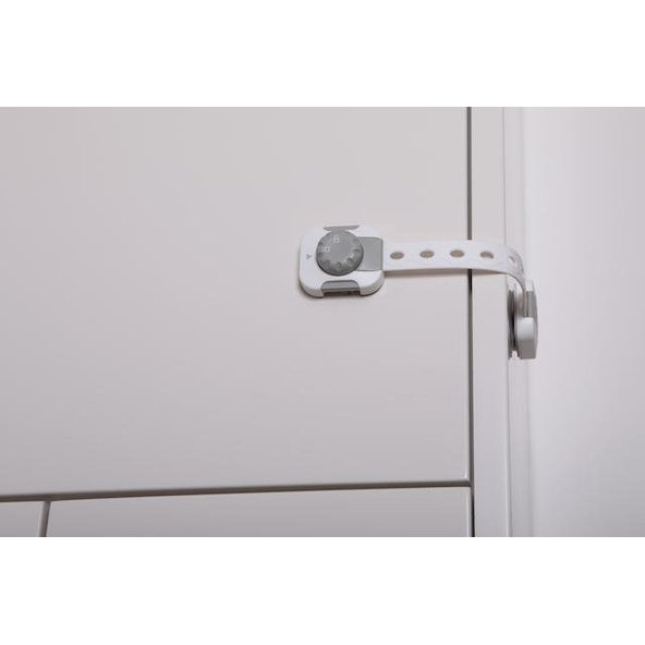 DREAMBABY Uzáver bezpečnostný univerzálny TWIST 'N LOCK  6 kusov šedá/biela