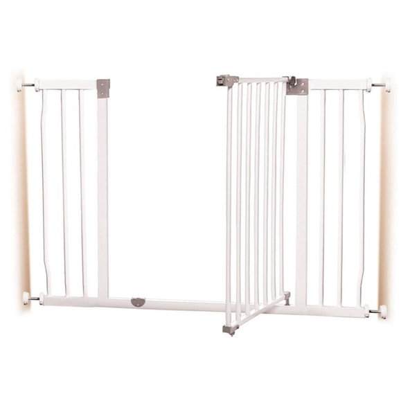 DREAMBABY Zábrana bezpečnostná Liberty extra široká 99-105,5 cm biela