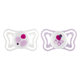 CHICCO Cumlíky Physioforma Light ortodontické ružové 2-6m 2 ks
