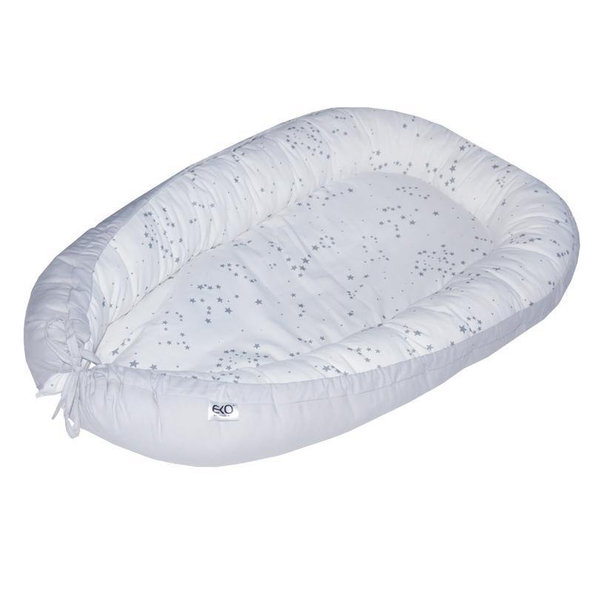 EKO Hniezdo pre bábätko bavlnené Grey 90x60cm