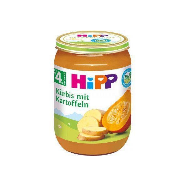 HiPP Príkrm zeleninový BIO Tekvica so zemiakmi 190g