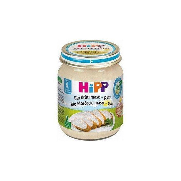 HiPP Príkrm mäsový BIO Morčacie mäso 125g