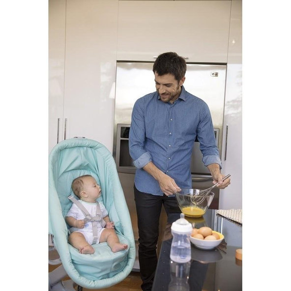 CHICCO Postieľka/lehátko/stolička Chicco Baby Hug 4v1 - Aquarelle