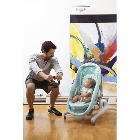 CHICCO Postieľka/lehátko/stolička Chicco Baby Hug 4v1 - Aquarelle