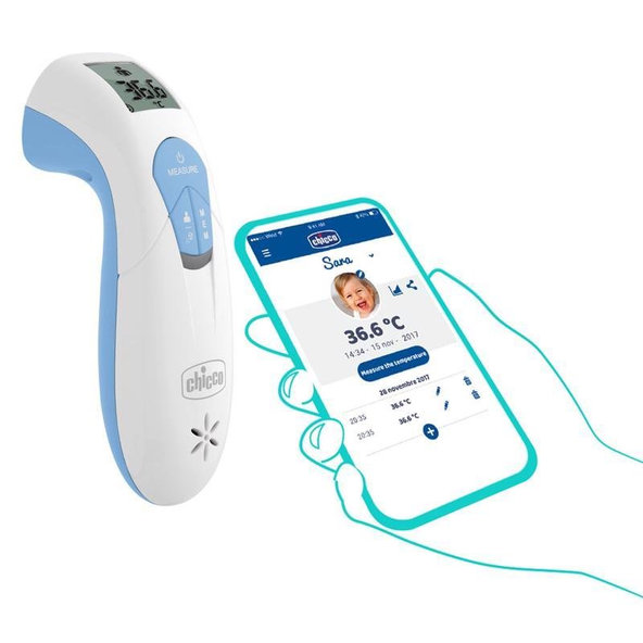 CHICCO Teplomer digitálny infračervený Thermo Family Bluetooth