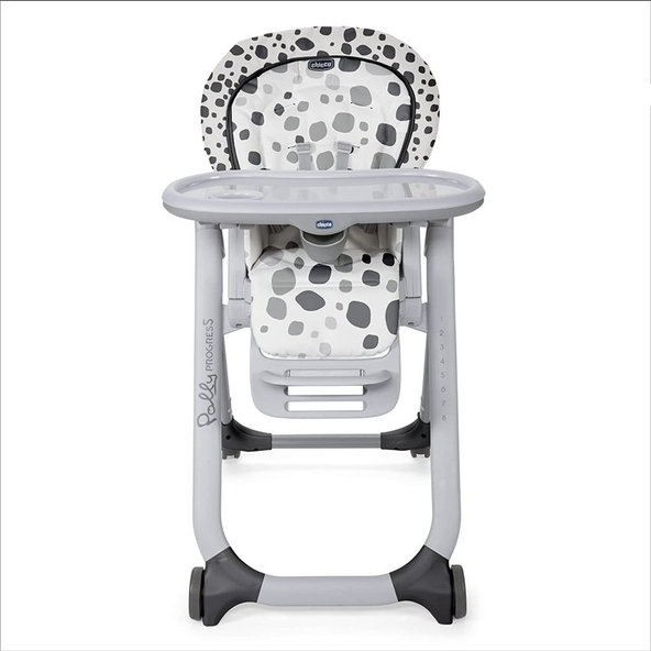 CHICCO Stolička jedálenská Polly Progres5 - Anthracite