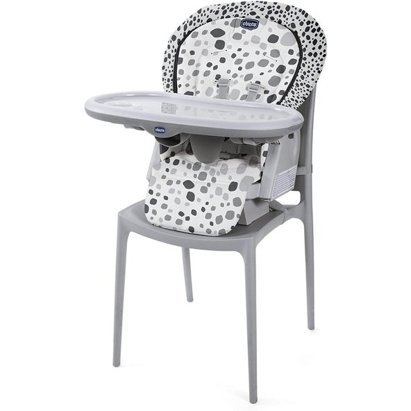 CHICCO Stolička jedálenská Polly Progres5 - Anthracite