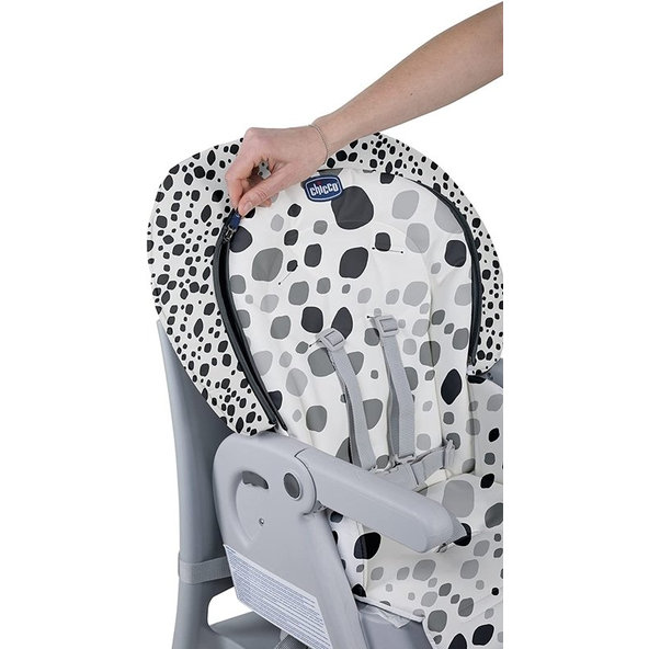 CHICCO Stolička jedálenská Polly Progres5 - Anthracite