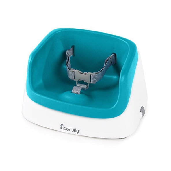 INGENUITY Podsedák na jedálenskú stoličku SmartClean Toddler - Peacock Blue 2r+, do 15 kg