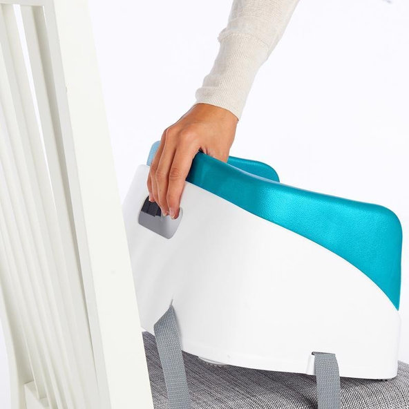 INGENUITY Podsedák na jedálenskú stoličku SmartClean Toddler - Peacock Blue 2r+, do 15 kg