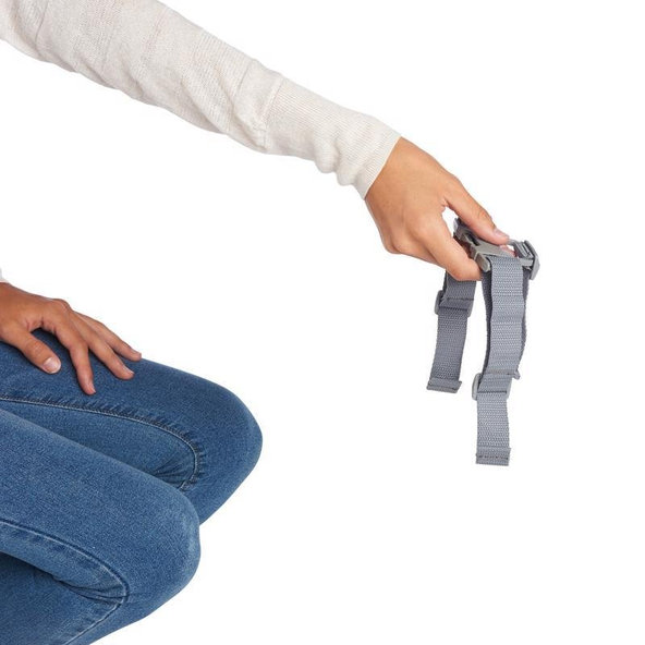 INGENUITY Podsedák na jedálenskú stoličku SmartClean Toddler - Slate 2r+, do 15 kg