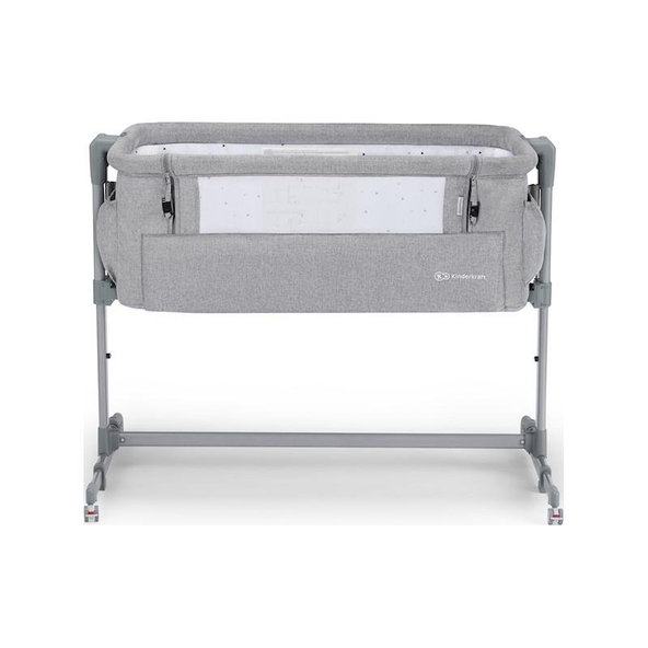 KINDERKRAFT Postieľka detská polohovateľná Neste Up Grey Light Melange