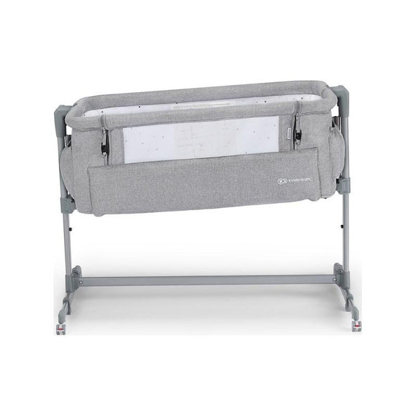 KINDERKRAFT Postieľka detská polohovateľná Neste Up Grey Light Melange