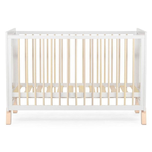 KINDERKRAFT Postieľka drevená so zábranou Nico White
