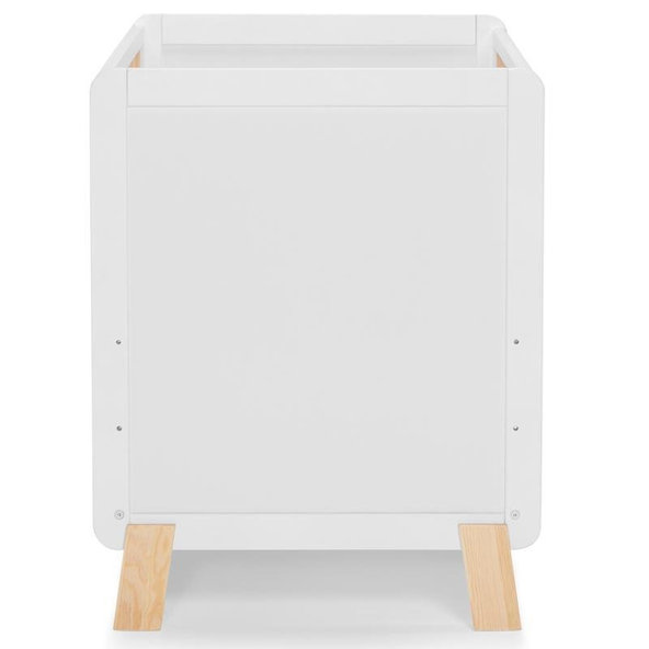 KINDERKRAFT Postieľka drevená so zábranou Nico White