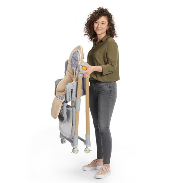 KINDERKRAFT Stolička jedálenská Lastree Grey