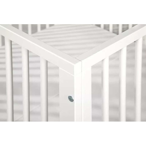 KLUPS Ohrádka drevená biela 100x96cm