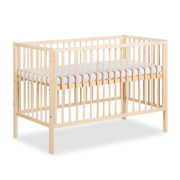 KLUPS Postieľka s vyberateľnými priečkami Frank Natural 120x60cm