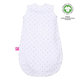 MOTHERHOOD Vak na spanie mušelínový BIO Grey and Black Dots 0-6m 0,5 tog