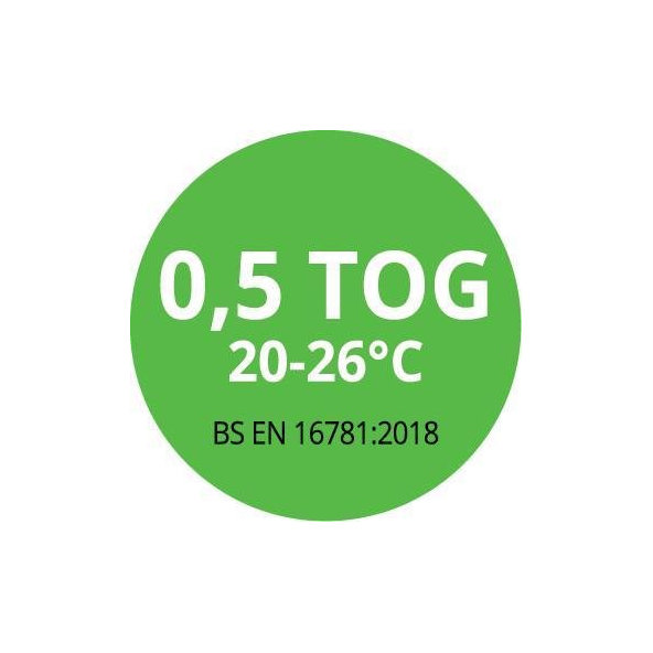 MOTHERHOOD Vak na spanie mušelínový BIO Grey and Black Dots 0-6m 0,5 tog