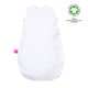 MOTHERHOOD Vak na spanie mušelínový BIO Pink and Black Dots 6-18m 0,5 tog