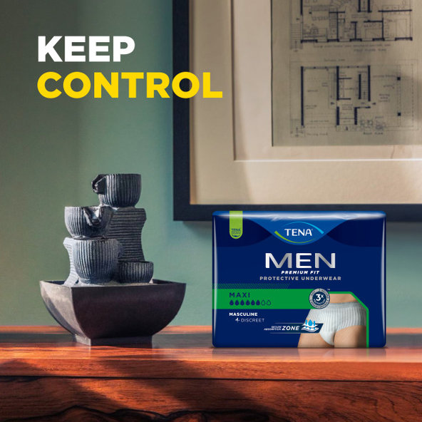 TENA Men Protective Underwear Maxi L/XL, nohavičky 8ks
