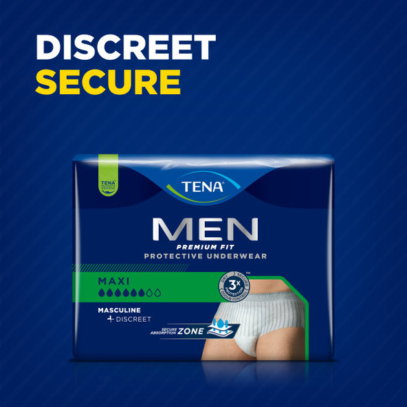 TENA Men Protective Underwear Maxi S/M, nohavičky 10ks