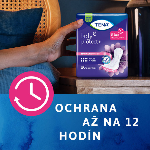 TENA LADY MAXI NIGHT absorpčné vložky 6ks