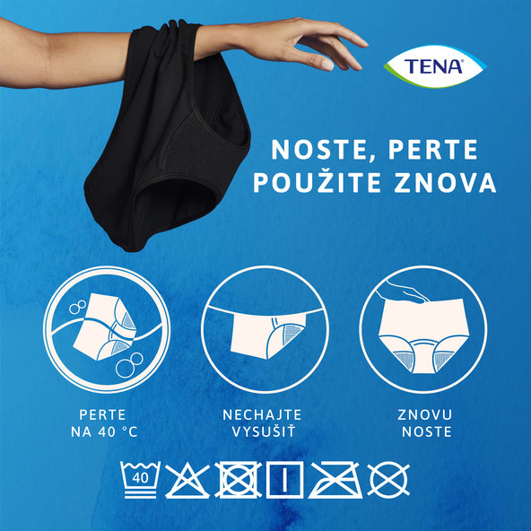 TENA Washable Underwear Female dámske prateľné absorpčné nohavičky, veľkosť M 1ks