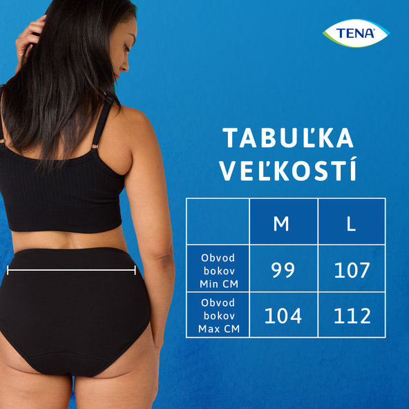 TENA Washable Underwear Female dámske prateľné absorpčné nohavičky, veľkosť L 1ks
