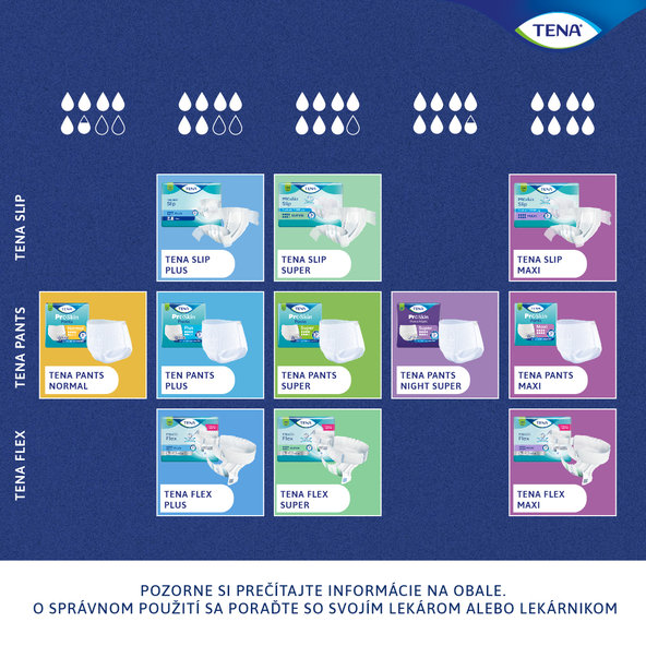 TENA Pants Maxi S naťahovacie inkontinenčné nohavičky 10 ks