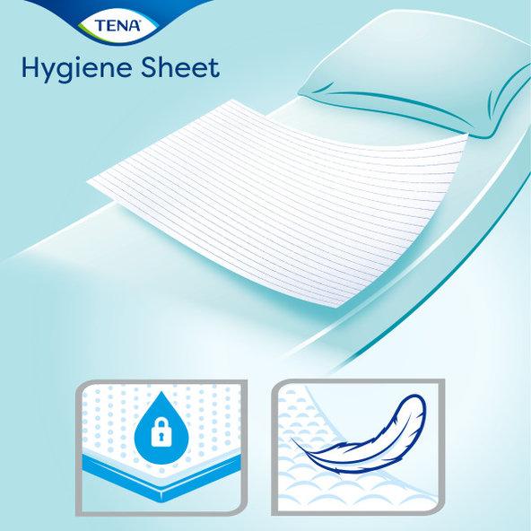 TENA Hygiene Sheet jednorazová plachta 175x80cm 100 ks