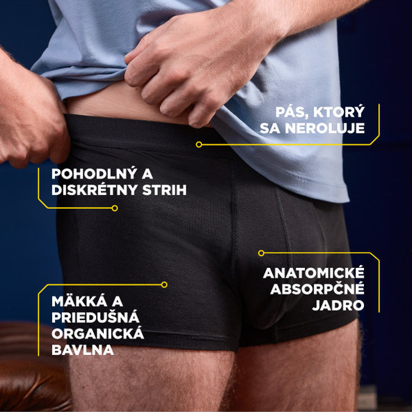 TENA Men Protective Boxer XL pánske pracie inkontinenčné boxerky 1ks