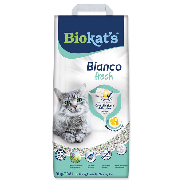 Biokat's podstielka Bianco Fresh Control 10 kg