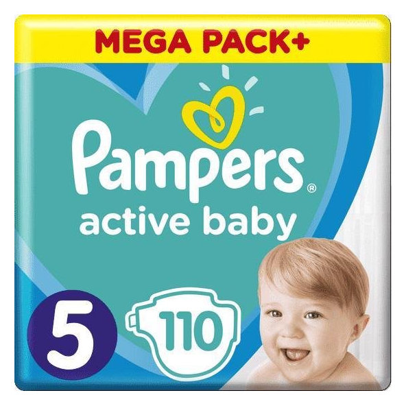 PAMPERS Plienky Active Baby 5 JUNIOR 11-16kg 110ks