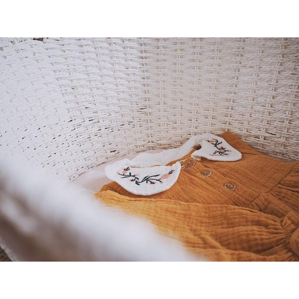 AHOJBABY Mojžišov košík pre bábätko Paper Dream white + matrac