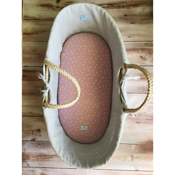 AHOJBABY Poťah do Mojžišovho košíka pre bábätko Grey