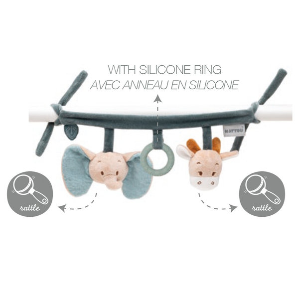 NATTOU Hračka na zavesenie LA