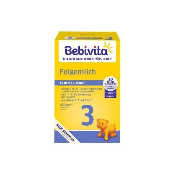 BEBIVITA Mlieko 3 Instantné následná mliečna výživa od uk. 9. mesiaca, 500 g