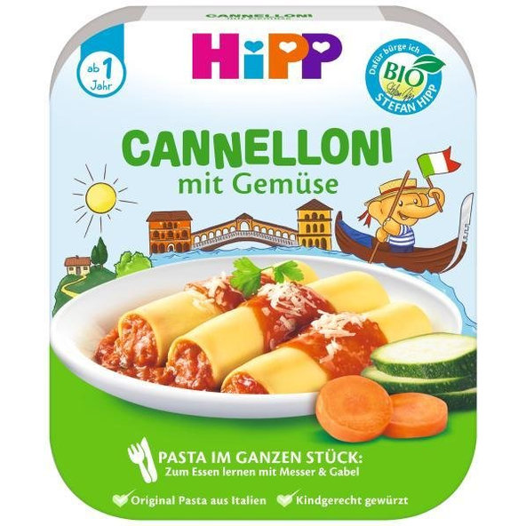 HiPP BIO Cannelloni so zeleninou od 1 roka, 250 g