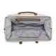 CHILDHOME Prebaľovacia taška Mommy Bag Big Off White / Black Gold