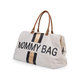CHILDHOME Prebaľovacia taška Mommy Bag Big Off White / Black Gold