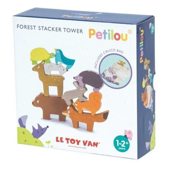 LE TOY VAN Petilou Skládaca veža zvieratka