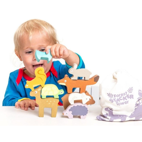 LE TOY VAN Petilou Skládaca veža zvieratka