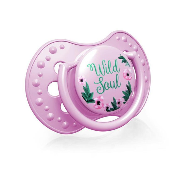 LOVI Dynamický utišujúci cumlík 0-3 m 2 ks Wild soul holka