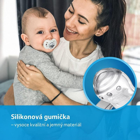 LOVI Dynamický utišujúci cumlík 6-18 m 2 ks Wild soul holka