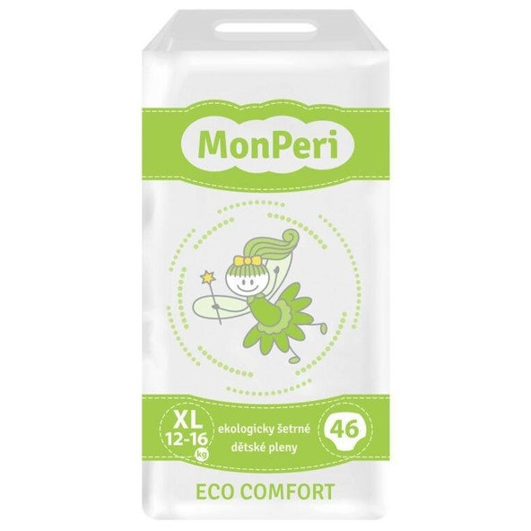 MONPERI Jednorazové plienky Eco Comfort XL 12-16 kg