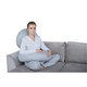 MOTHERHOOD Vankúš tehotenský Sleepy-C Grey Classics