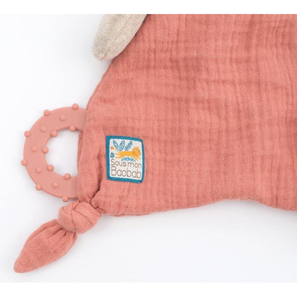 MOULIN ROTY Maznacia šatka s hryzátkom Žirafa