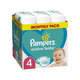 PAMPERS Active Baby 4 (9-14 kg) 180 ks Maxi měsíční balení - jednorázové plienky